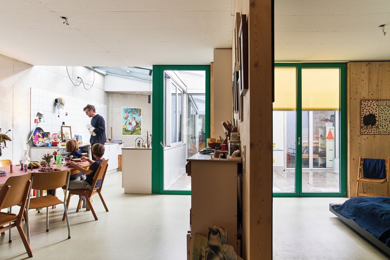 Areal Guggach – In den Patiowohnungen finden ganz unterschiedliche Lebensmodelle ein Angebot und besonderes Wohngefühl. – Saskja Rosset